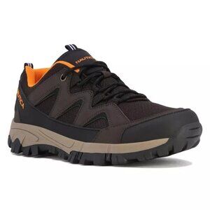 NAUTICA Men's Williams Low Hiking Boots in Brown/Orange -‎ Size 7